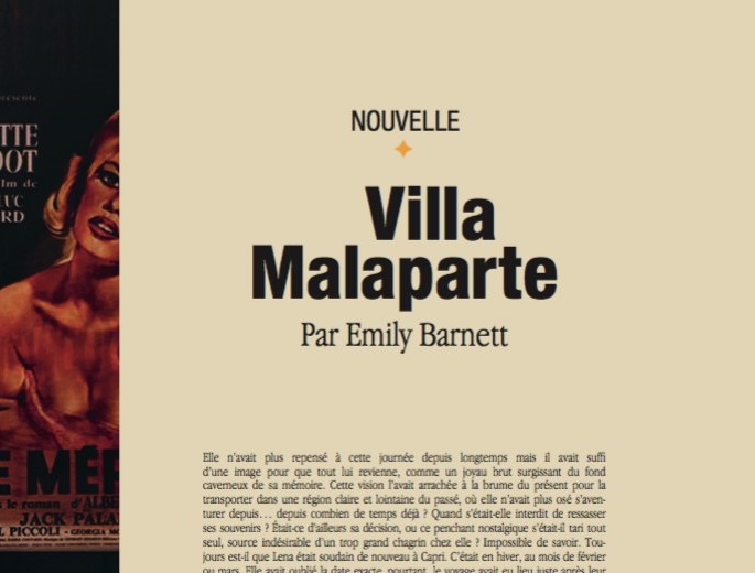 Nouvelle : “Villa Malaparte” par Emily Barnett